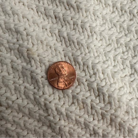 J Jill Crochet Knit Cream Shawl Collar Cardigan Sweater Size L - Picture 7 of 7